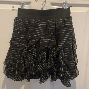 H&M Ruffle Mini Skirt